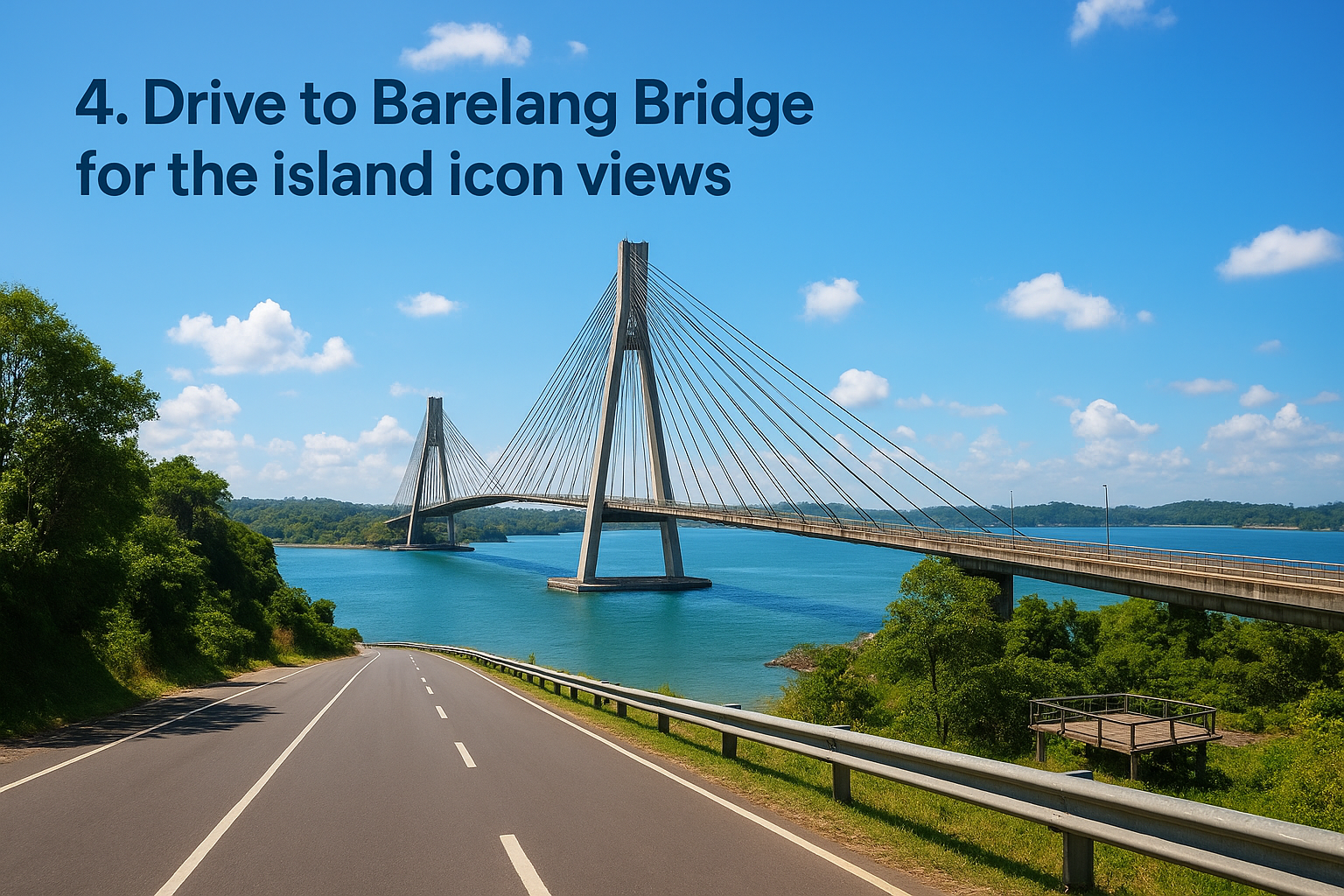 4. Drive to Barelang Bridge for the island icon views