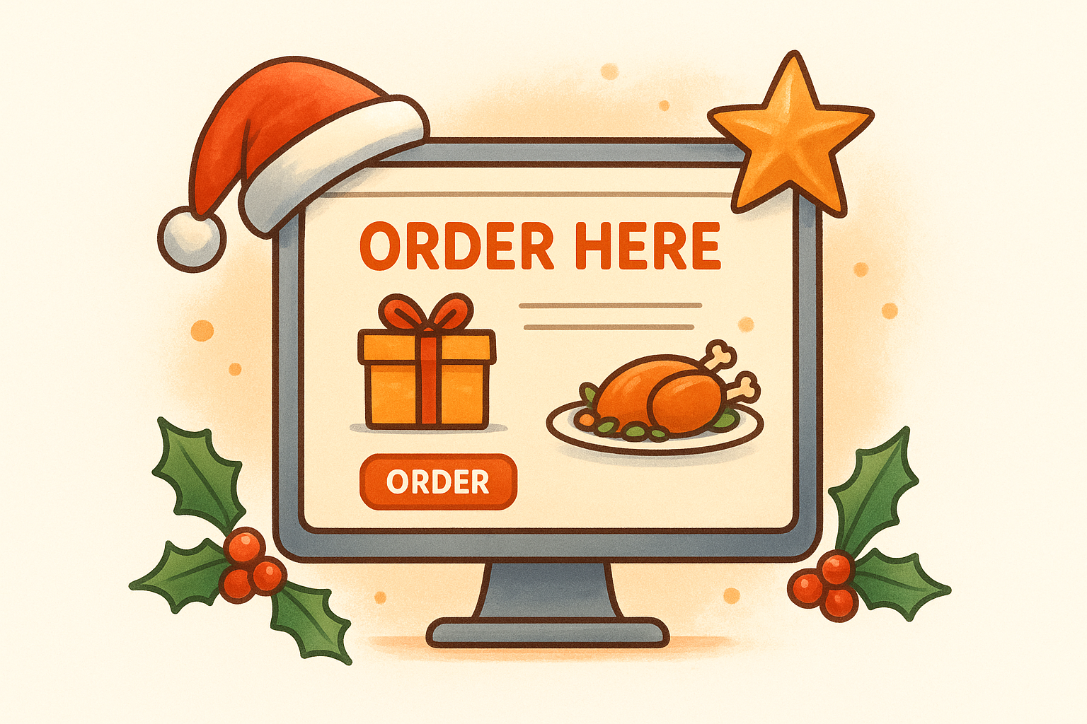 1. Build a holiday ordering hub on your website