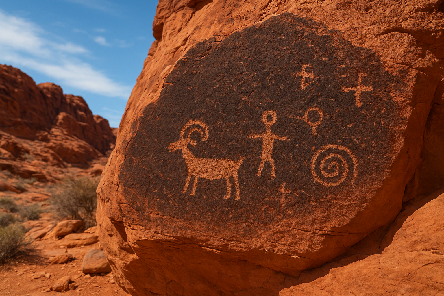 The Ancestral Puebloans who left their mark