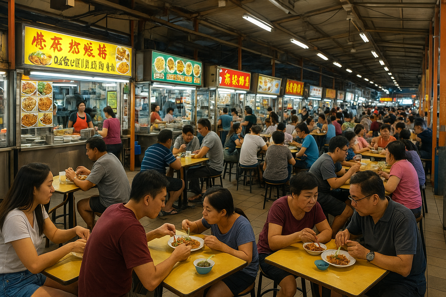 3. Hawker centers and Penang street food culture