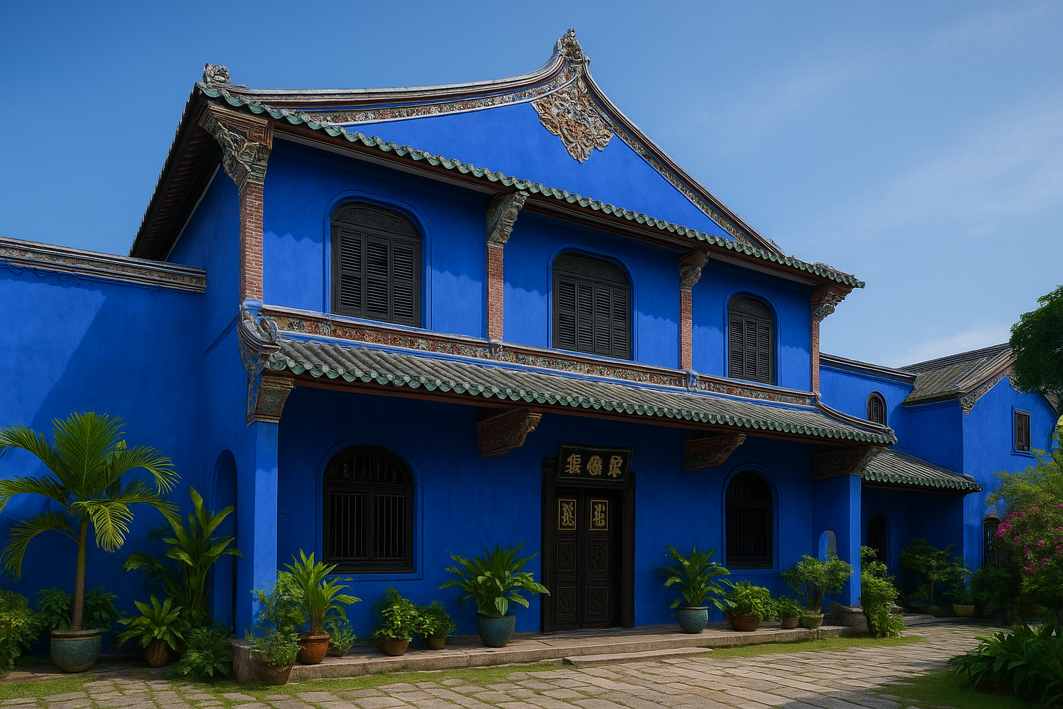9. Cheong Fatt Tze, the Blue Mansion