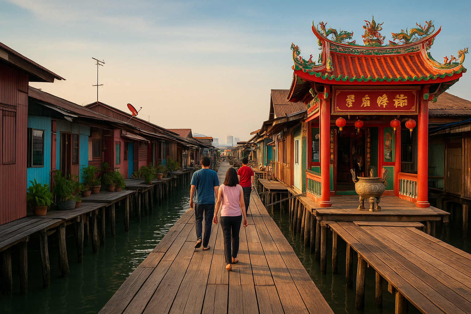 10. Clan jetties and Chew Jetty