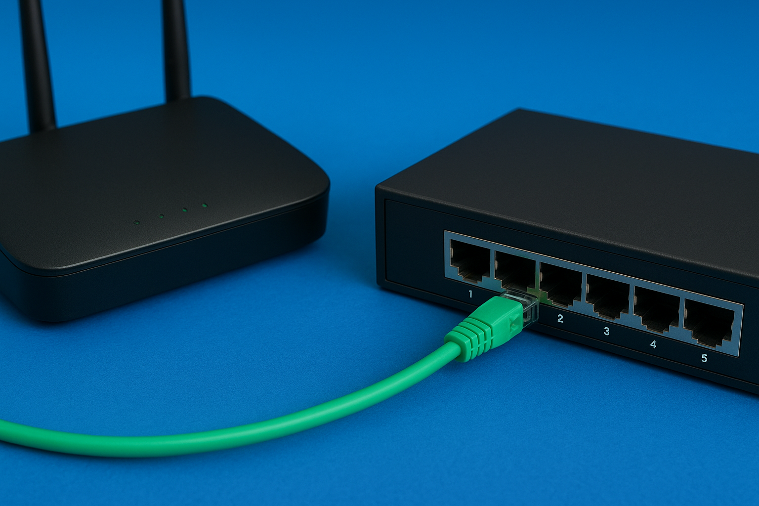 Step 2. Connect the switch to your router