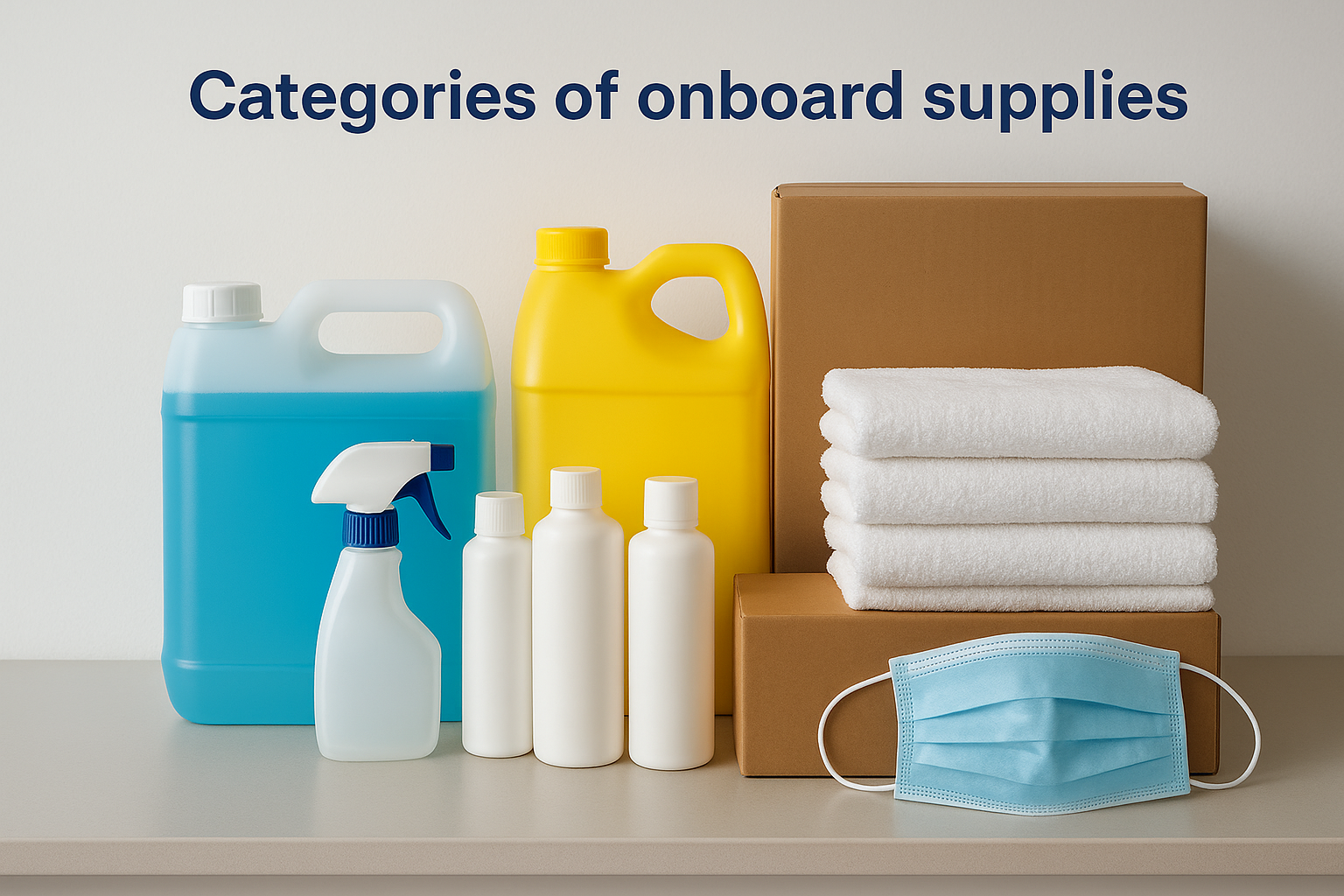 Categories of onboard supplies