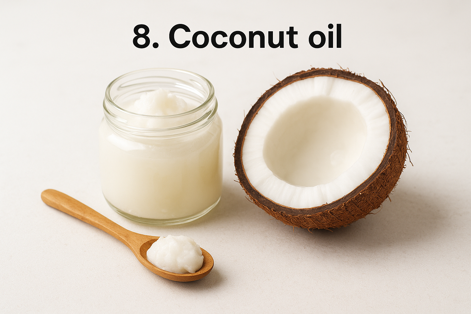 8. Coconut oil