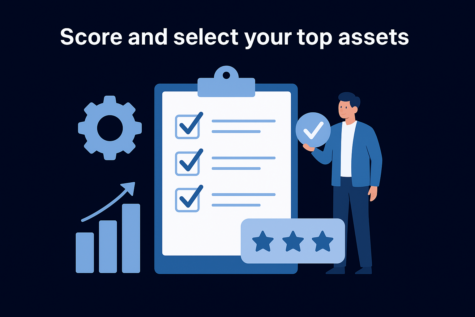 Score and select your top assets