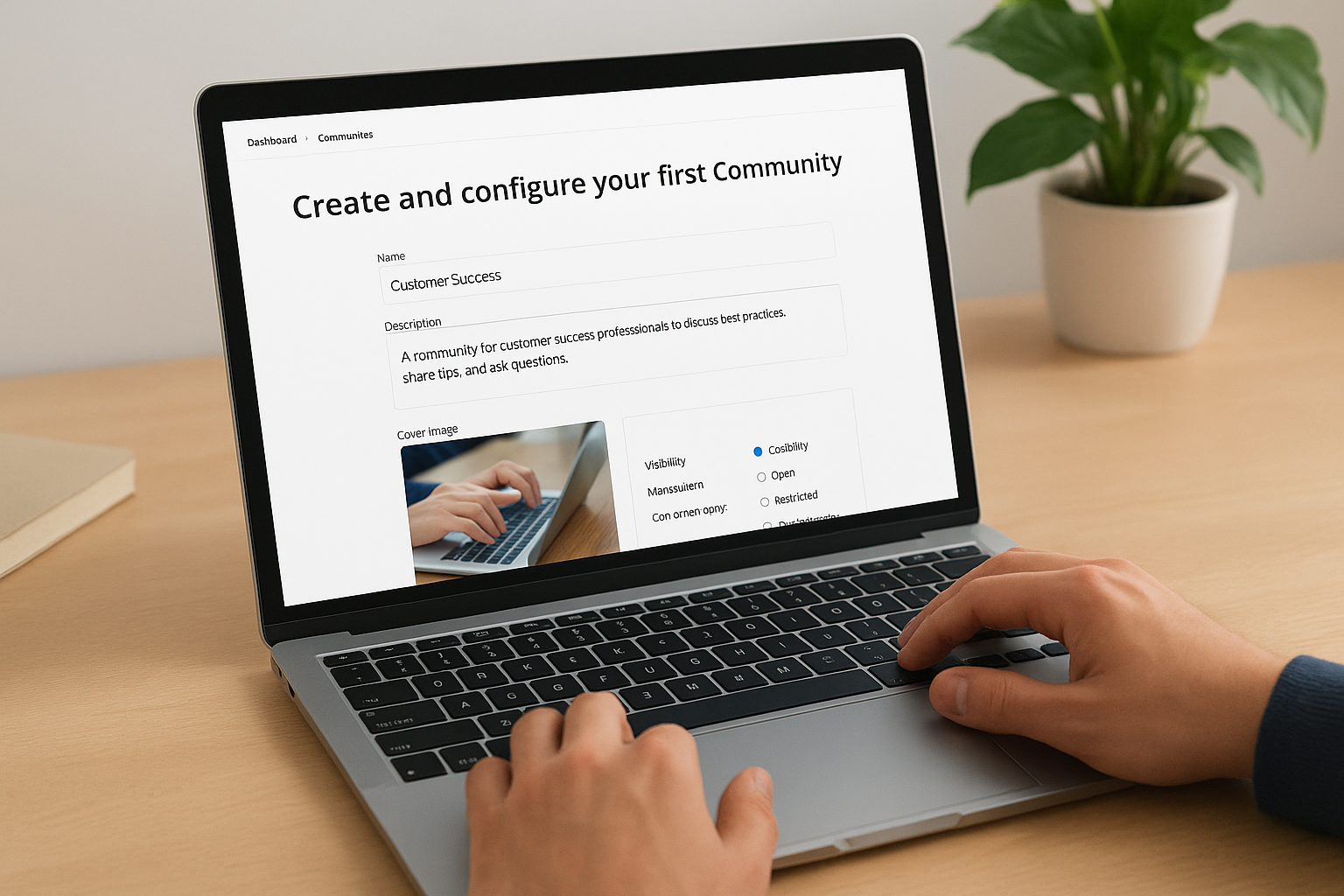 Create and configure your first Community