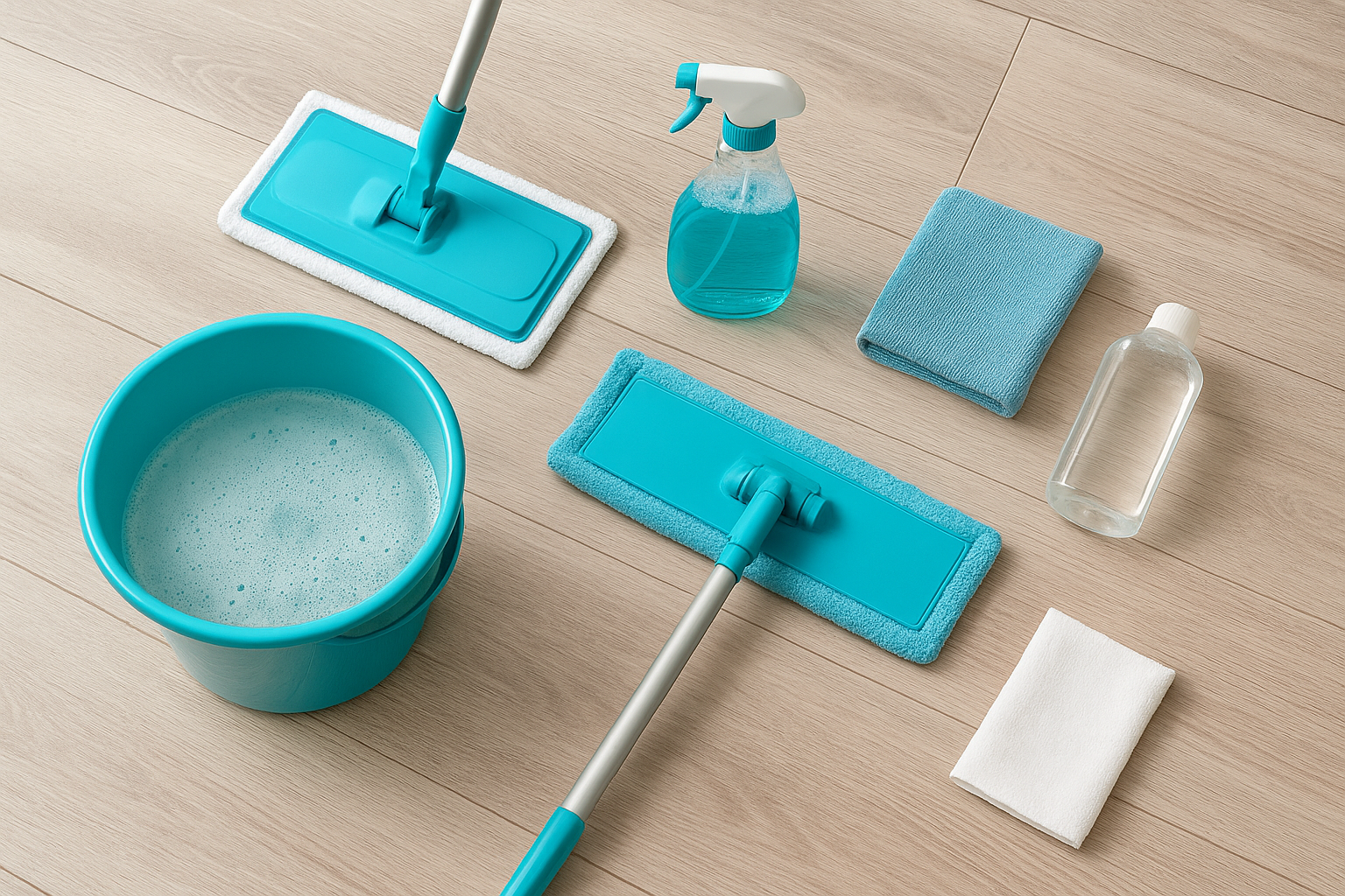 Tools and cleaners to have ready