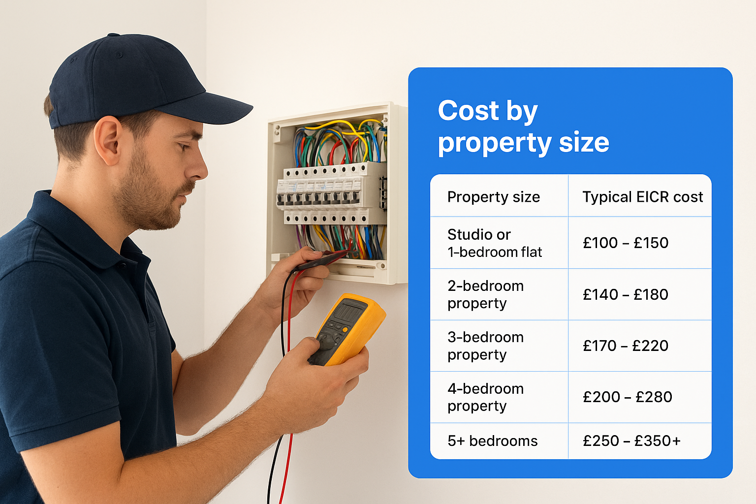 Cost by property size