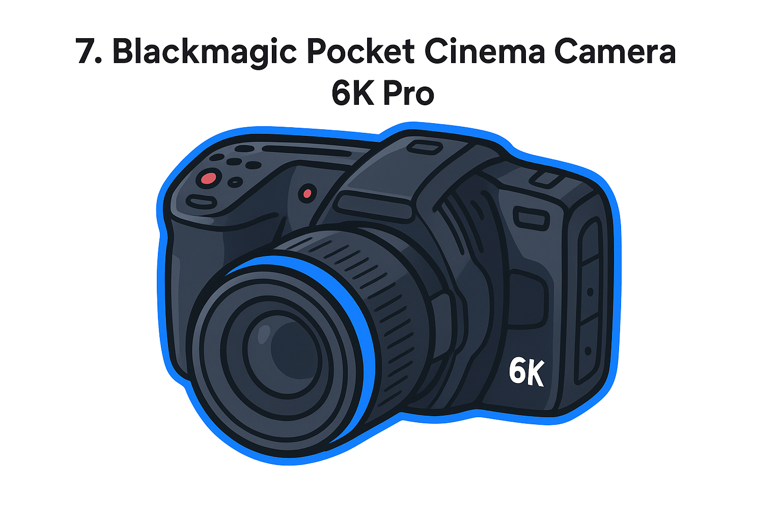 7. Blackmagic Pocket Cinema Camera 6K Pro
