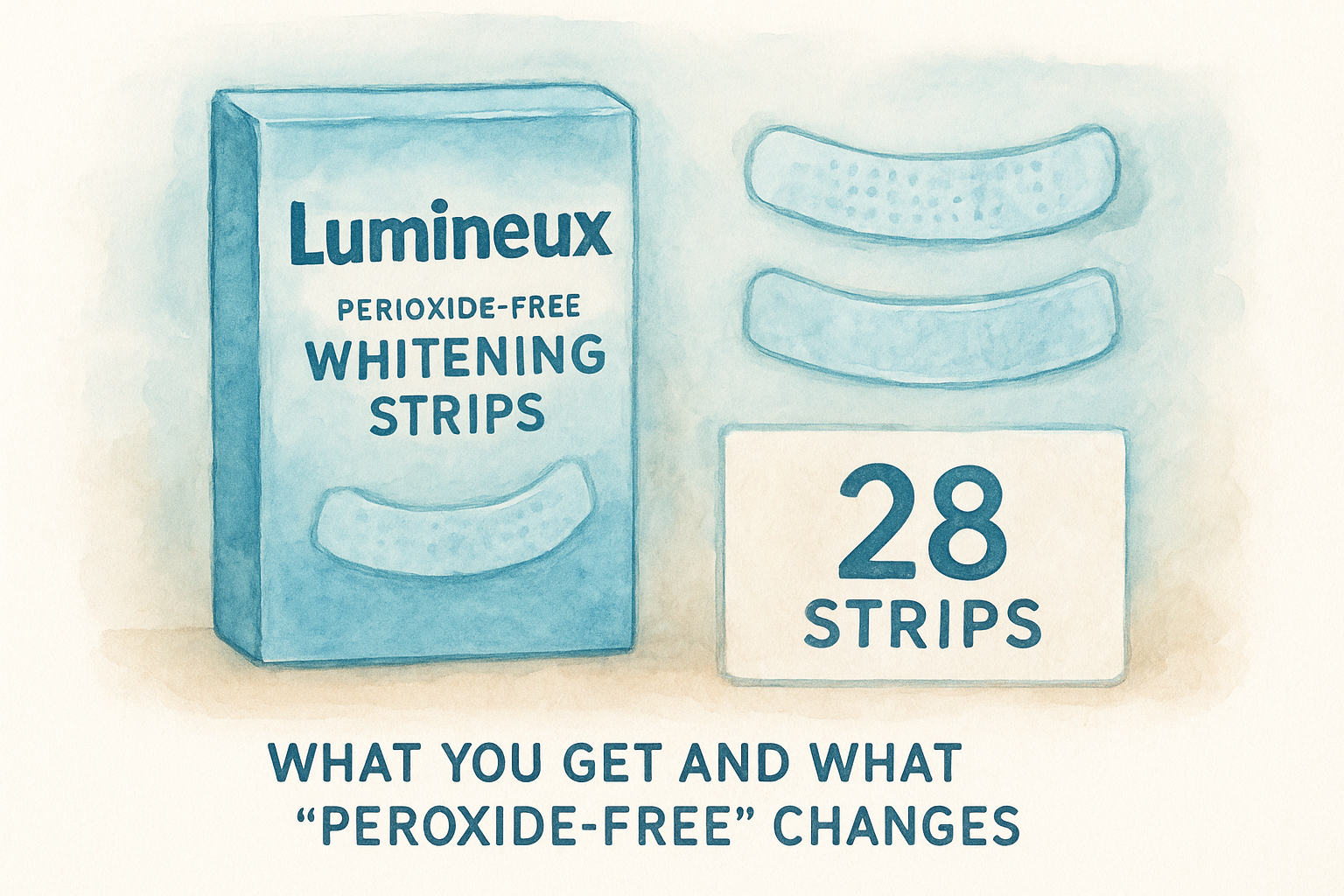 What you get and what "peroxide-free" changes