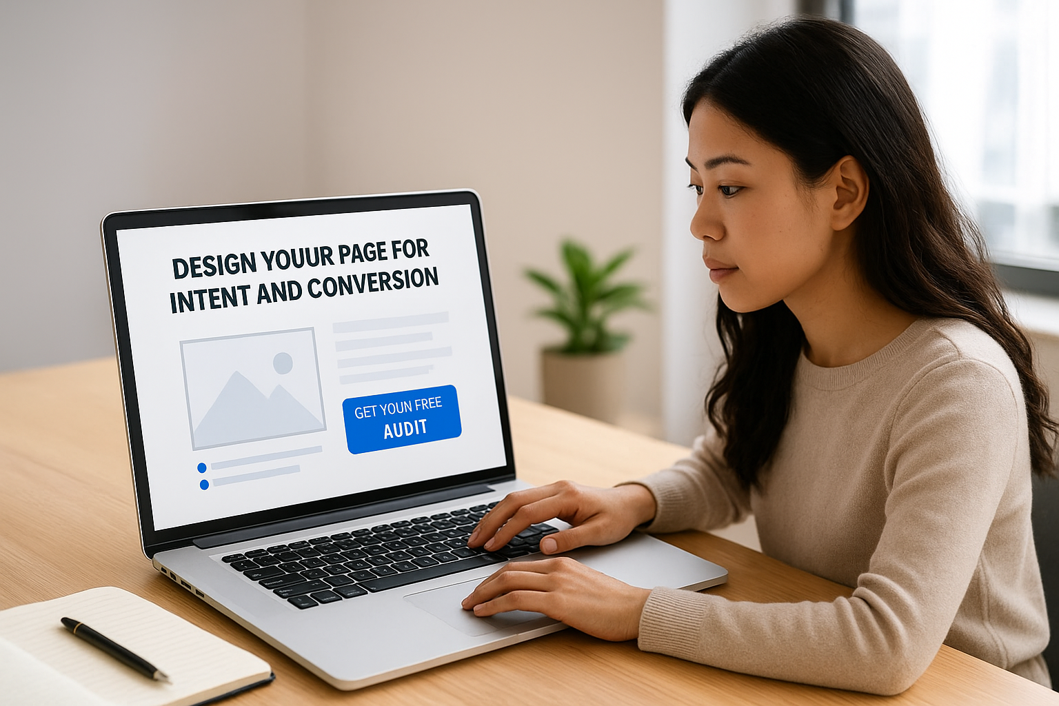 Structure your page for scanning and action