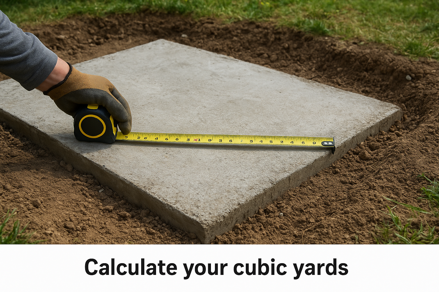 Calculate your cubic yards