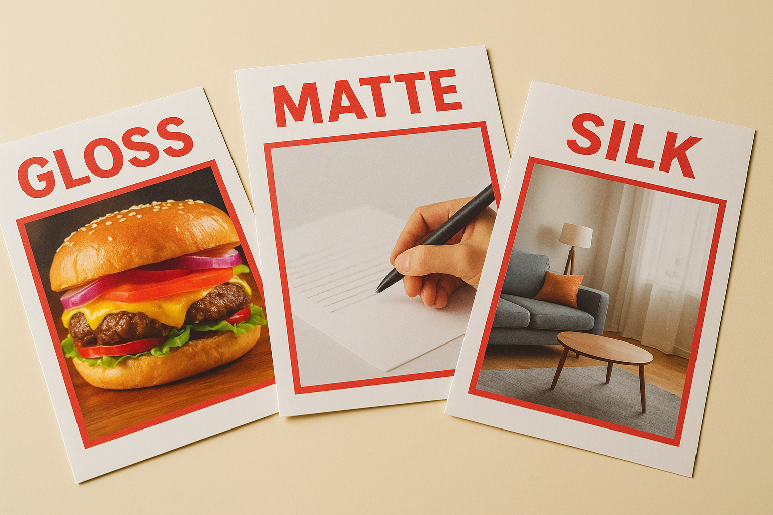 Gloss finish characteristics