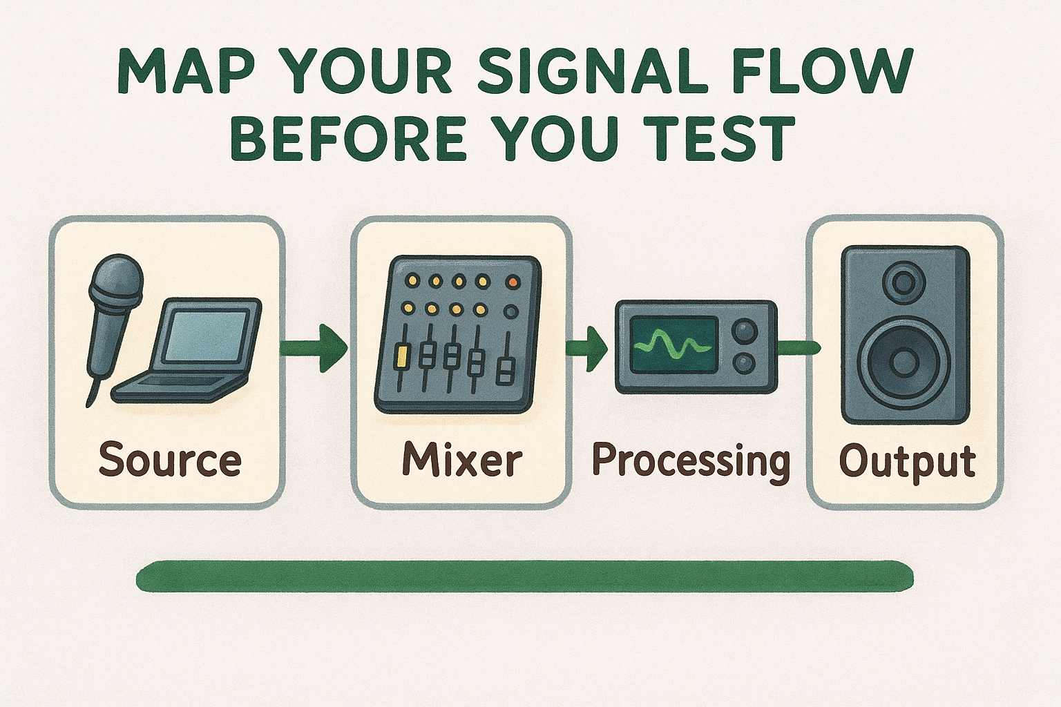 Map your signal flow before you test