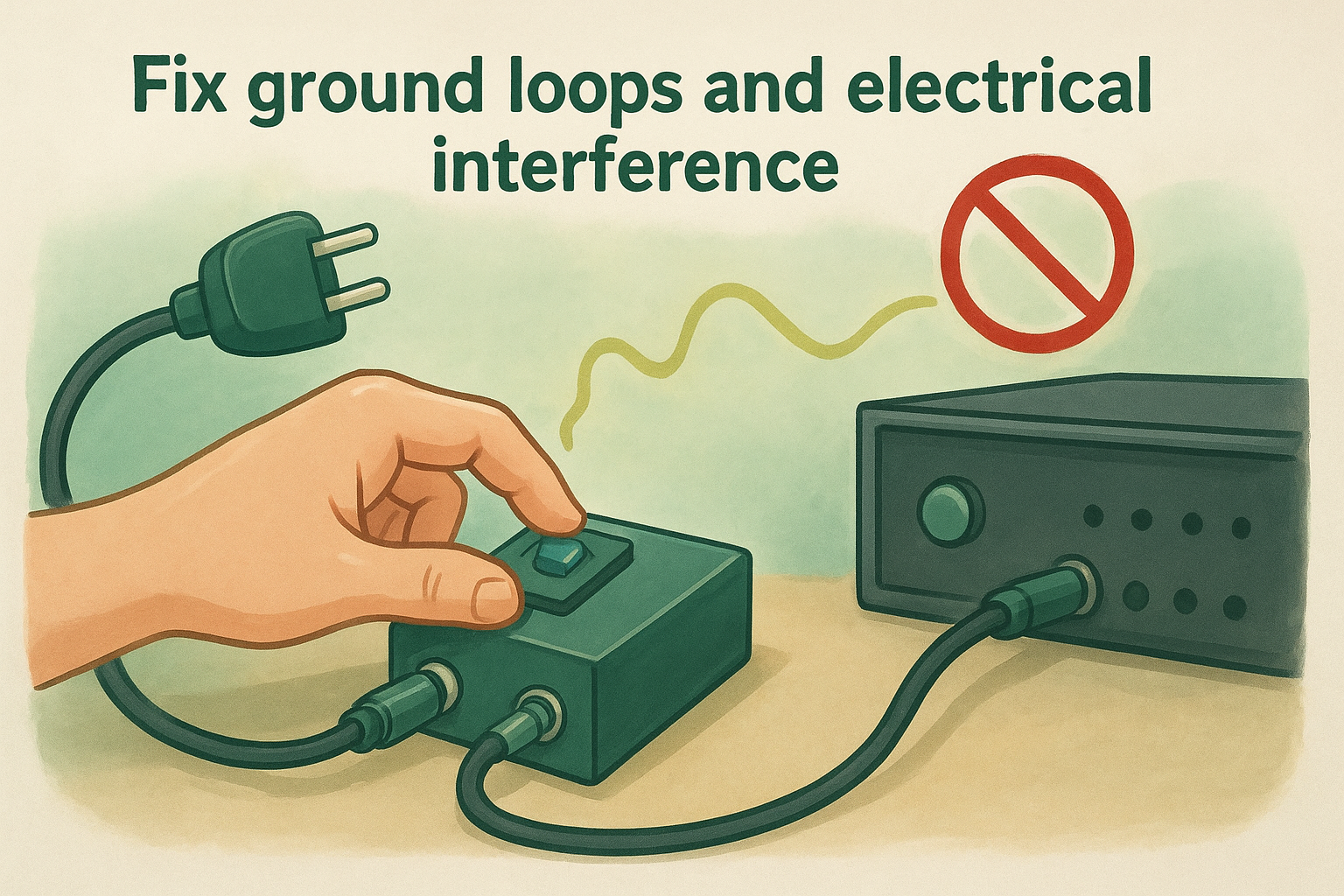 Fix ground loops and electrical interference