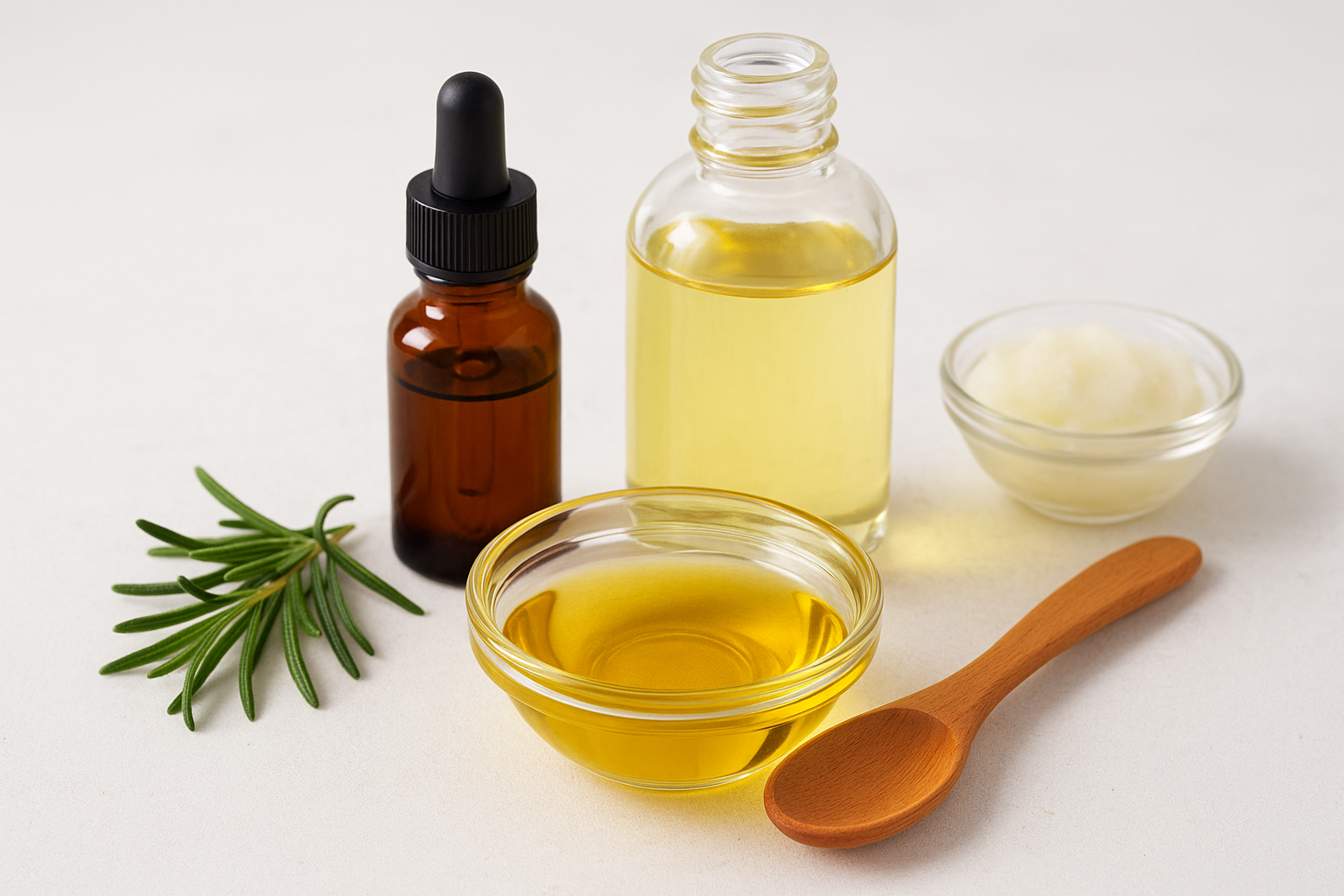 Pick a carrier oil that suits a dry scalp