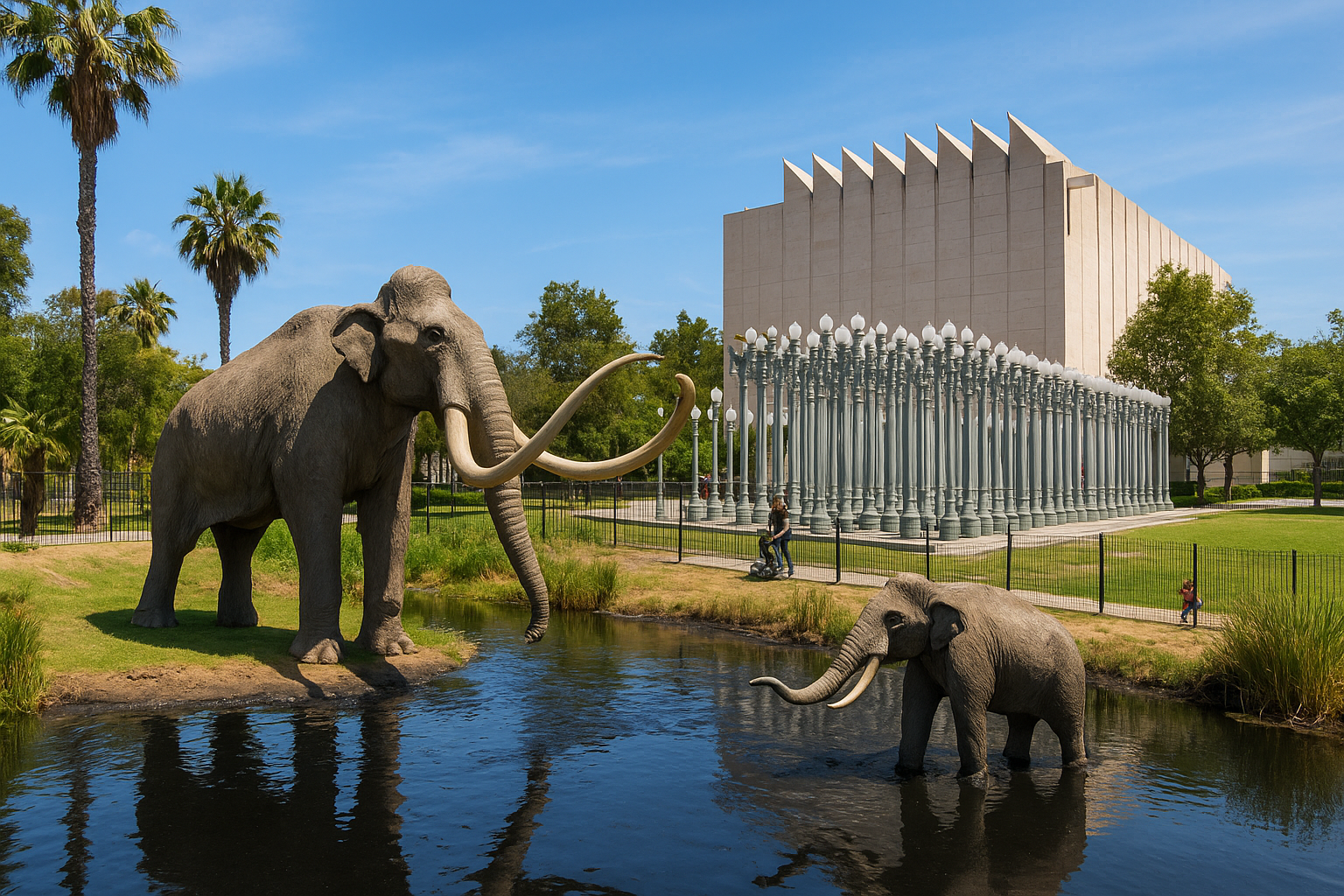 10. See the La Brea Tar Pits and LACMA outdoor art