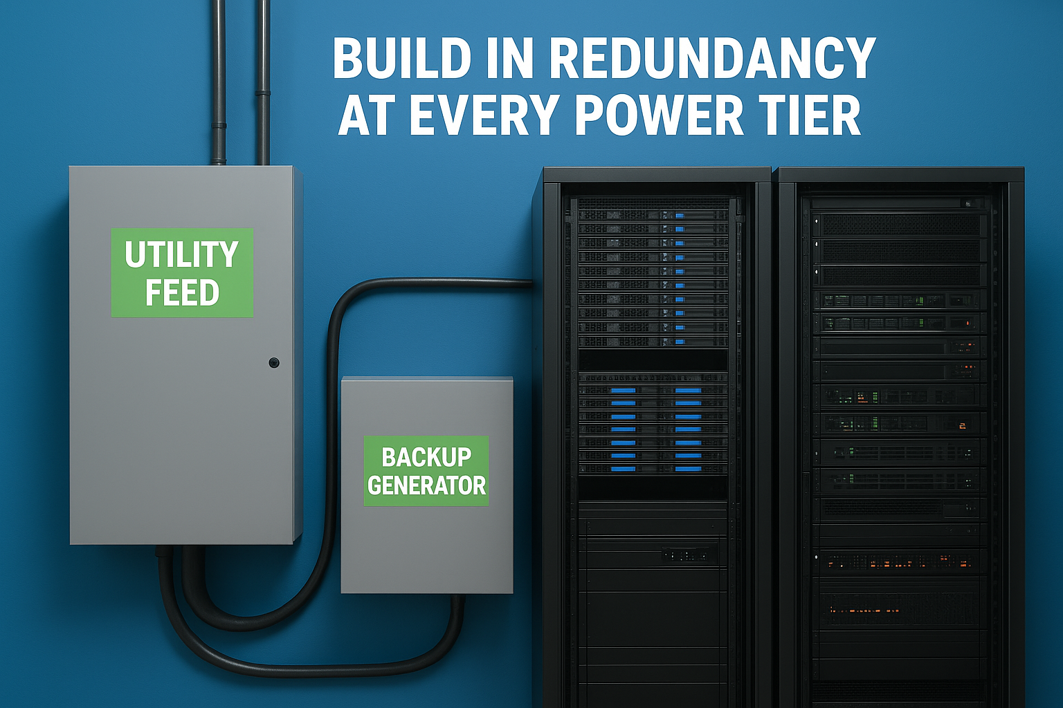 Build in redundancy at every power tier