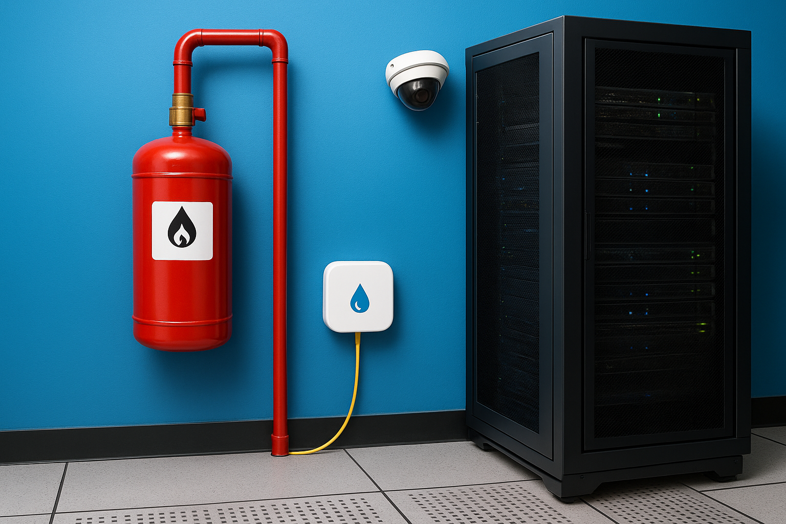Protect against fire, water, and environmental threats