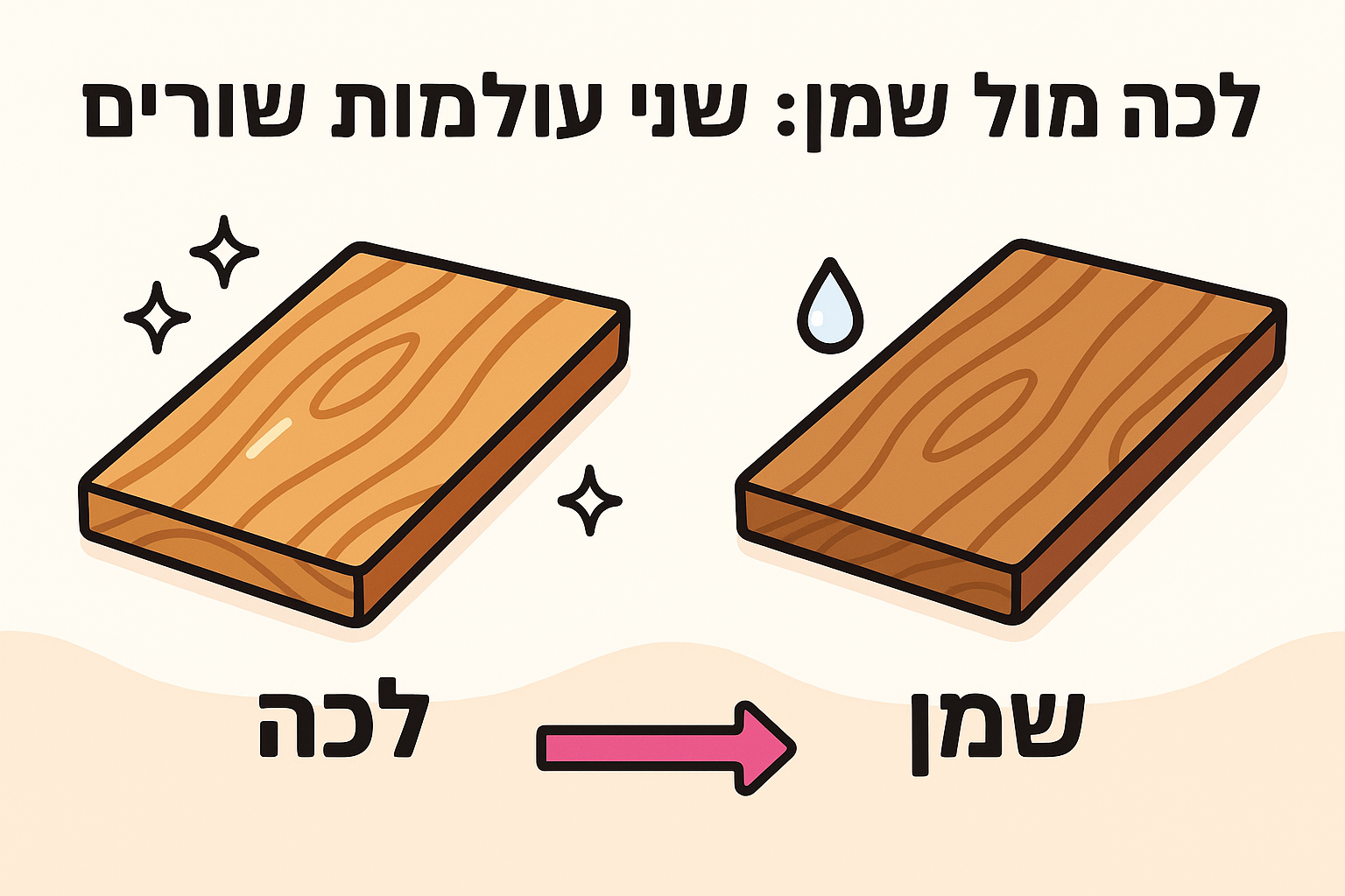 לכה מול שמן: שני עולמות שונים