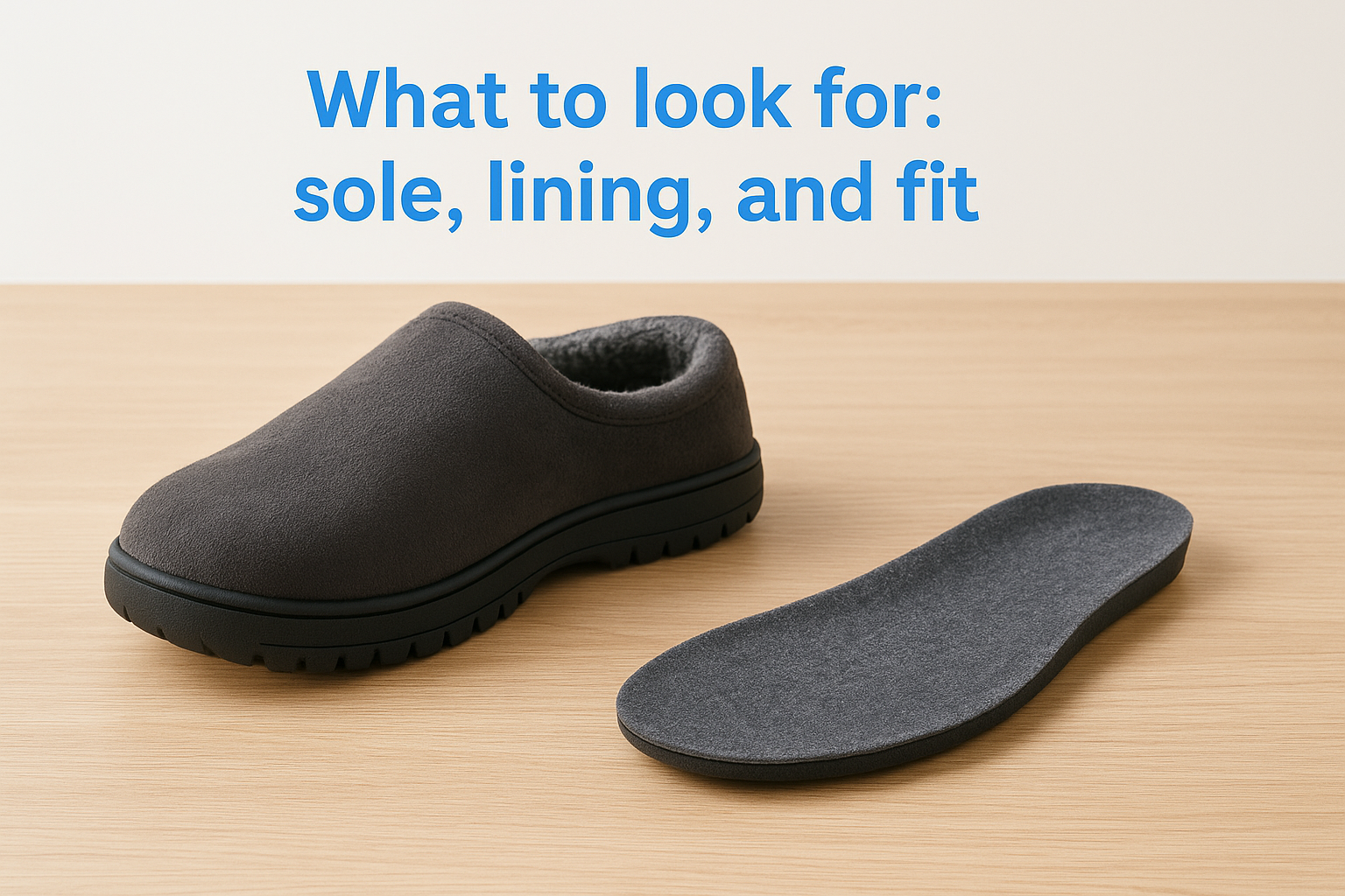 What to look for: sole, lining, and fit