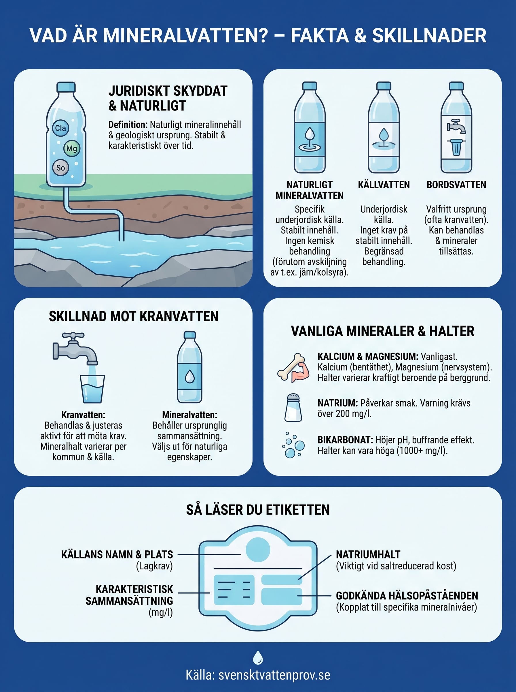 vad är mineralvatten infographic