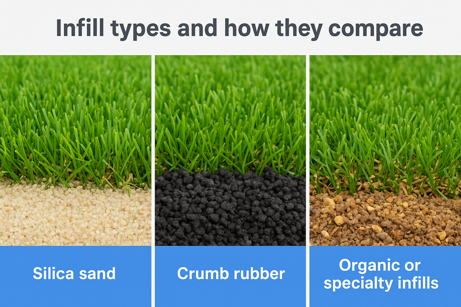 Infill types and how they compare
