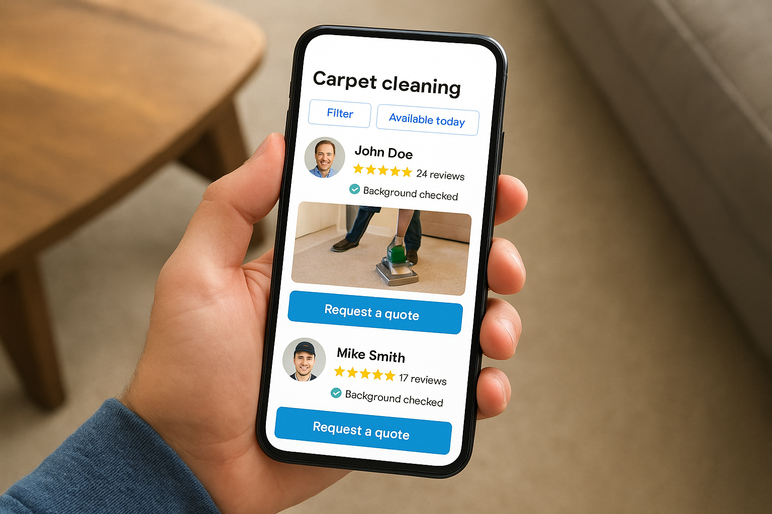 How to compare pros fast and avoid bad bookings