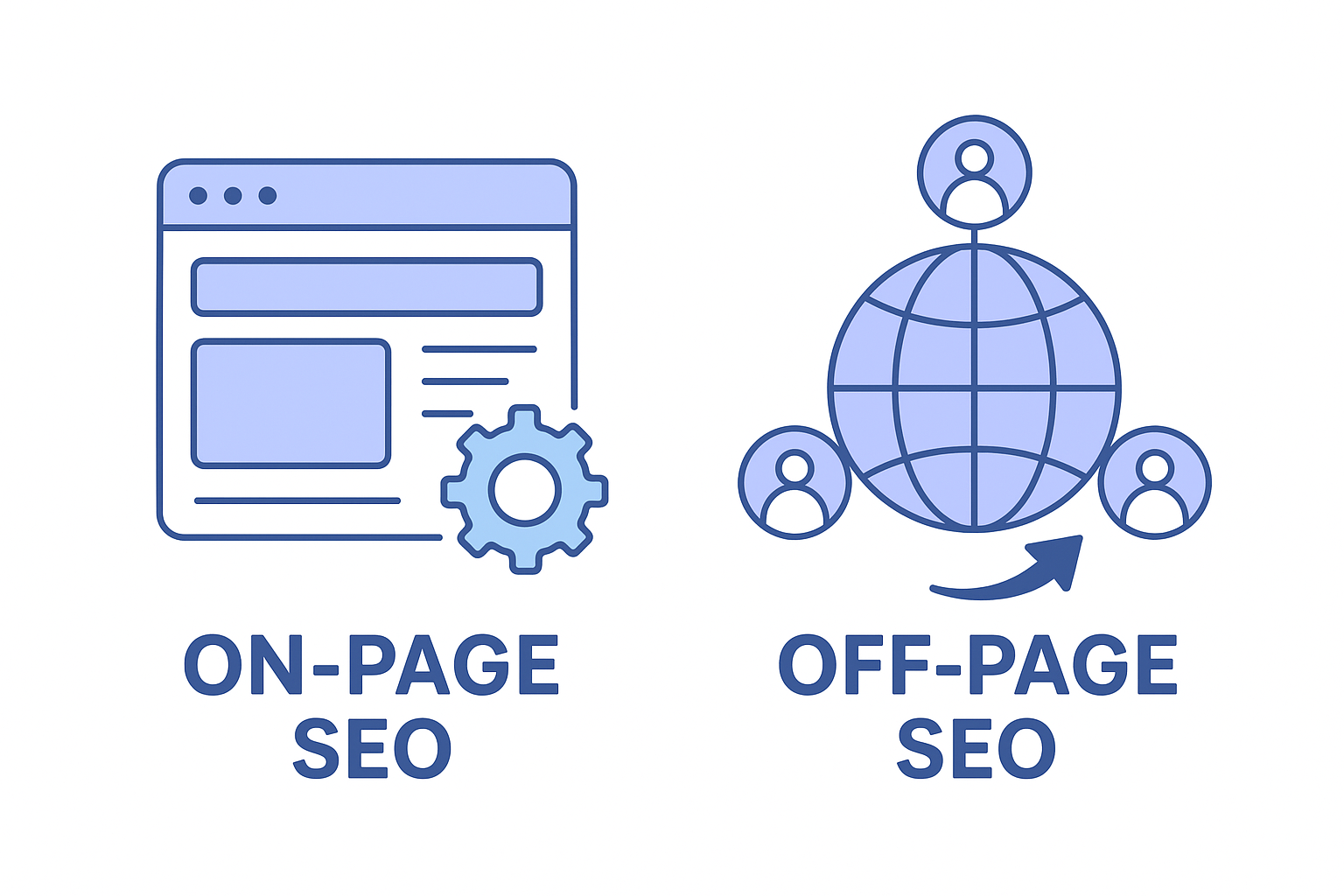 Key differences between on-page and off-page SEO