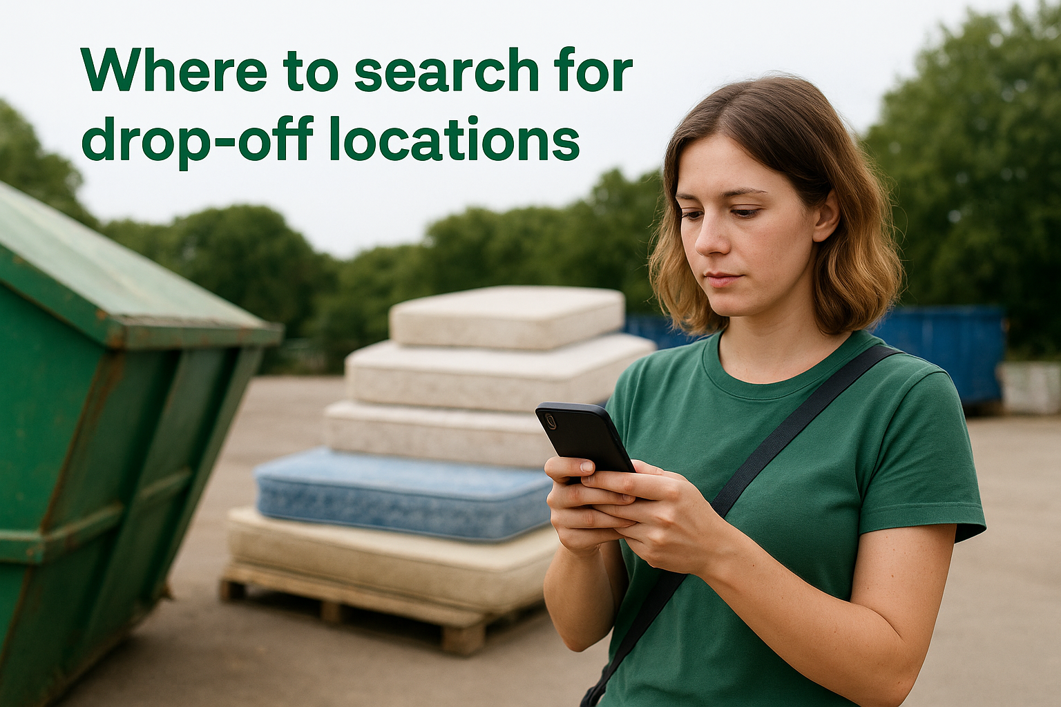Where to search for drop-off locations