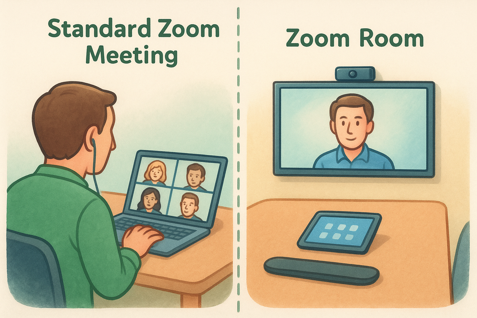 What makes a Zoom Room fundamentally different
