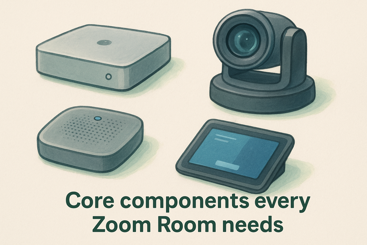 Core components every Zoom Room needs