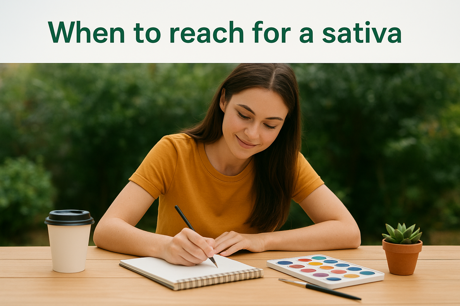 When to reach for a sativa