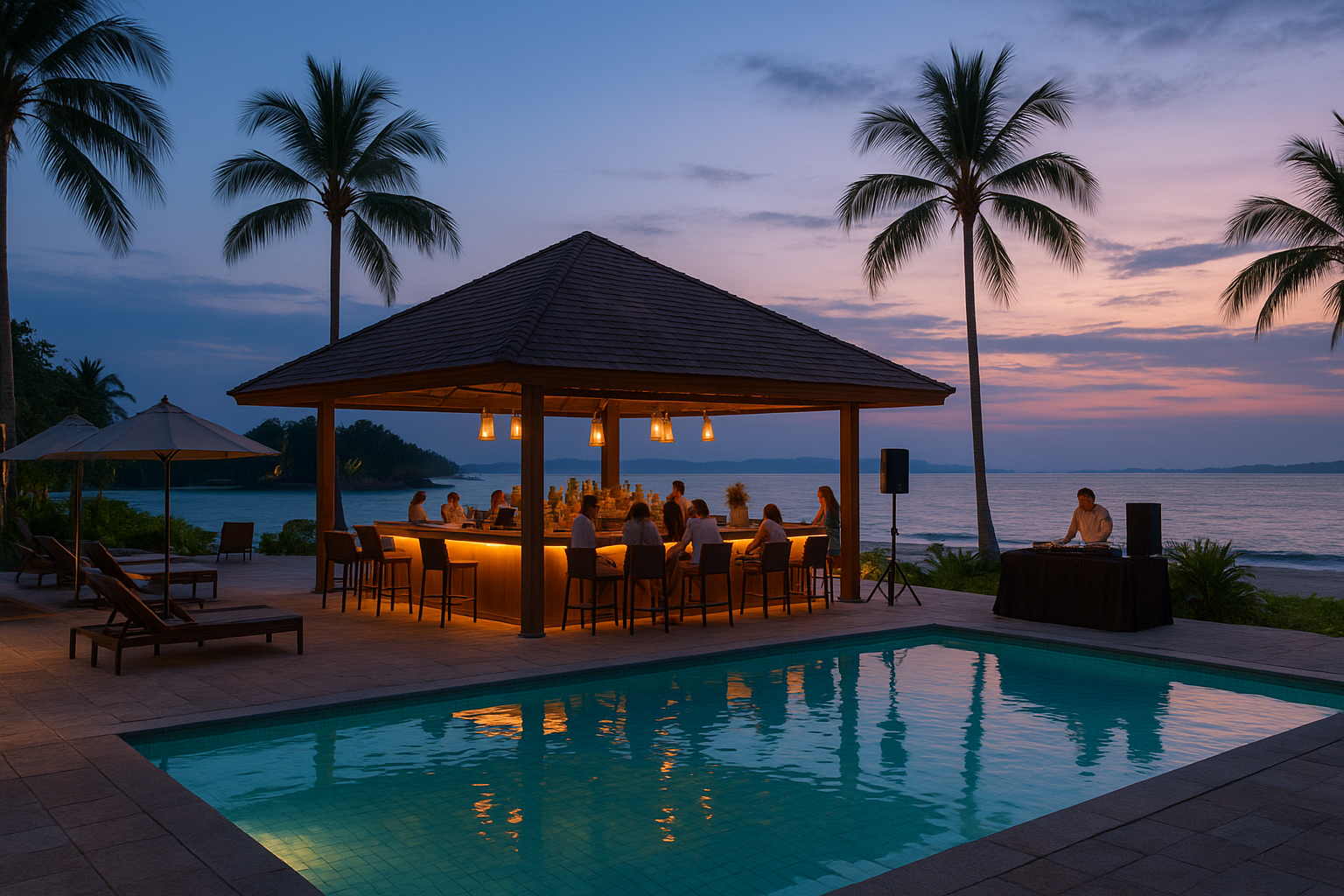 5. Nongsa resort bars and beach clubs