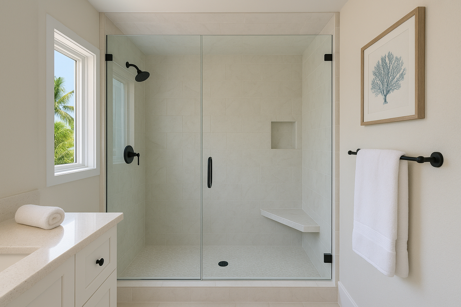 5. Install a shower that feels like a resort