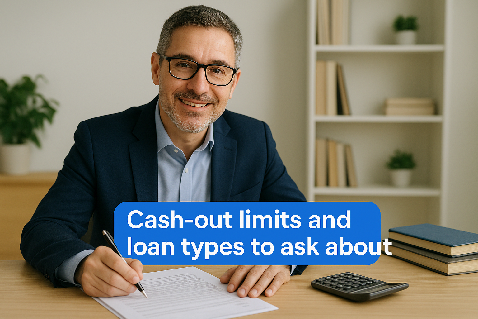 Cash-out limits and loan types to ask about