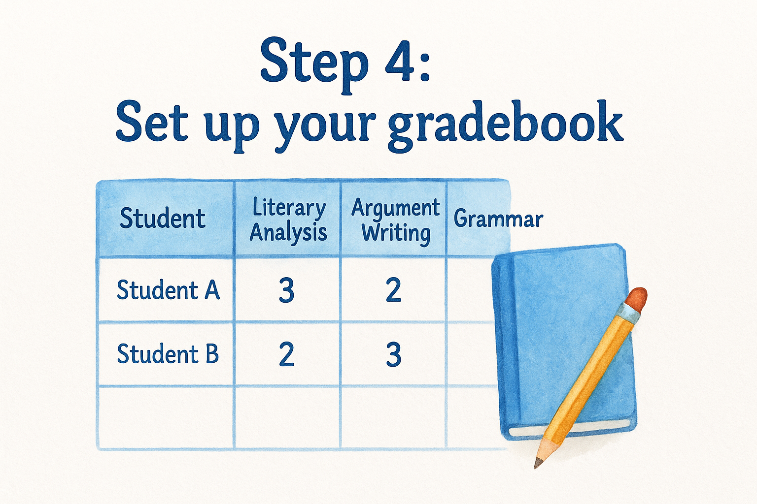 Step 4: Set up your gradebook