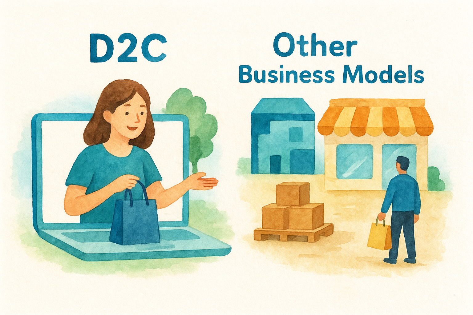 Traditional retail and wholesale models