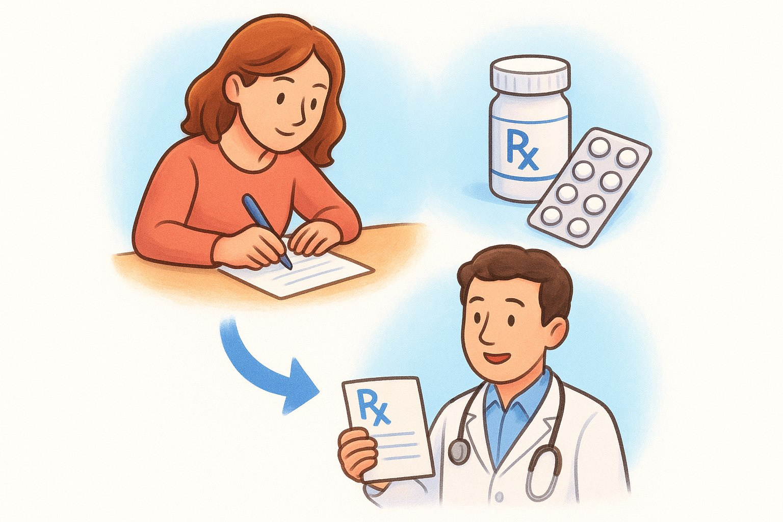 Write down every medication you take
