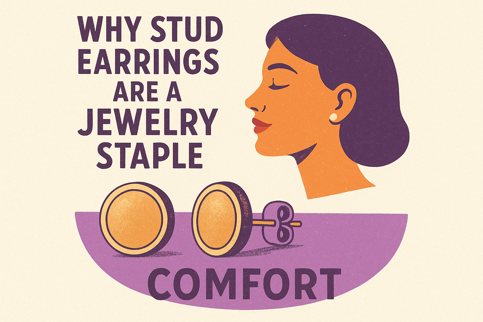 Why stud earrings are a jewelry staple