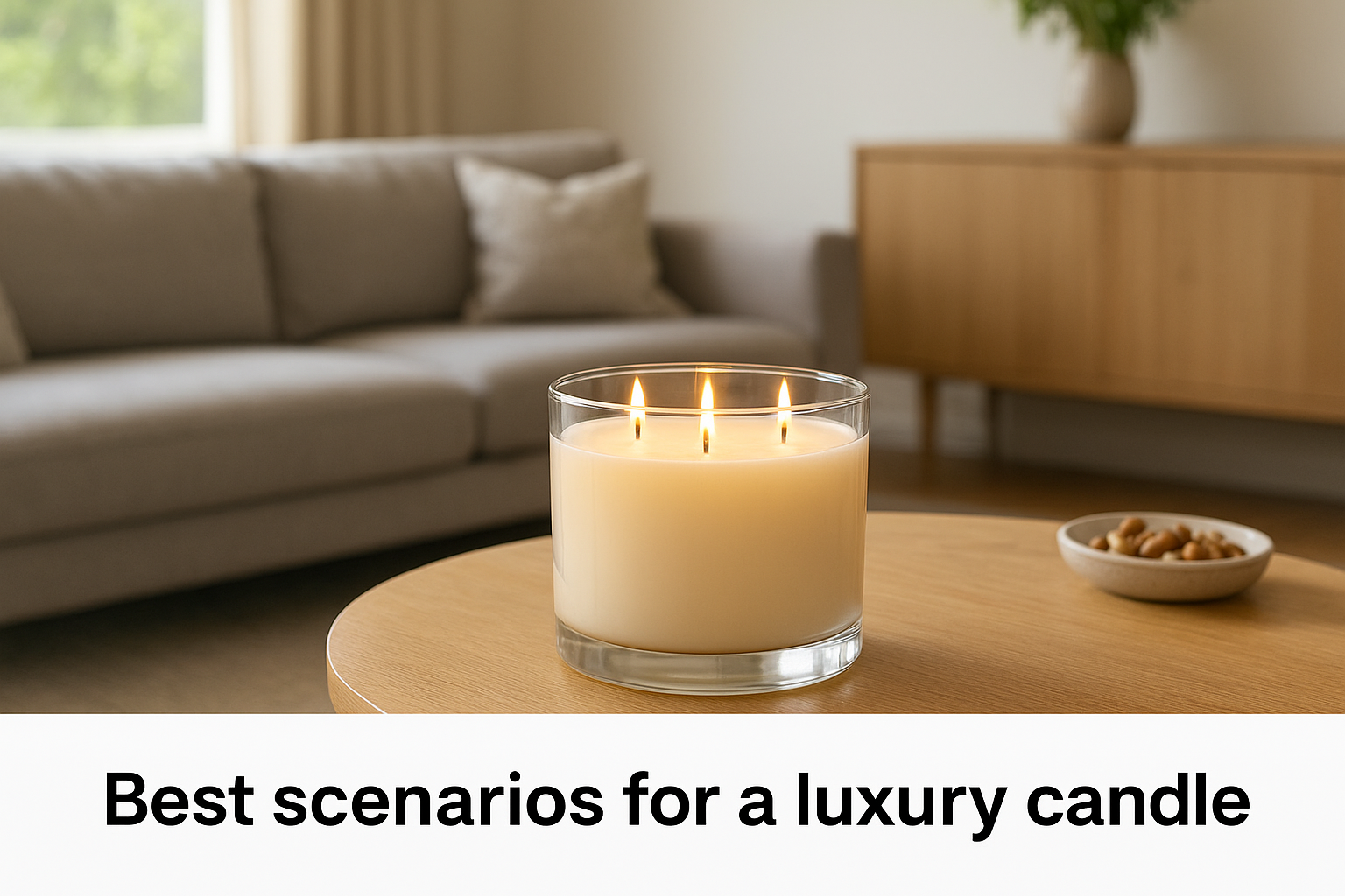 Best scenarios for a luxury candle