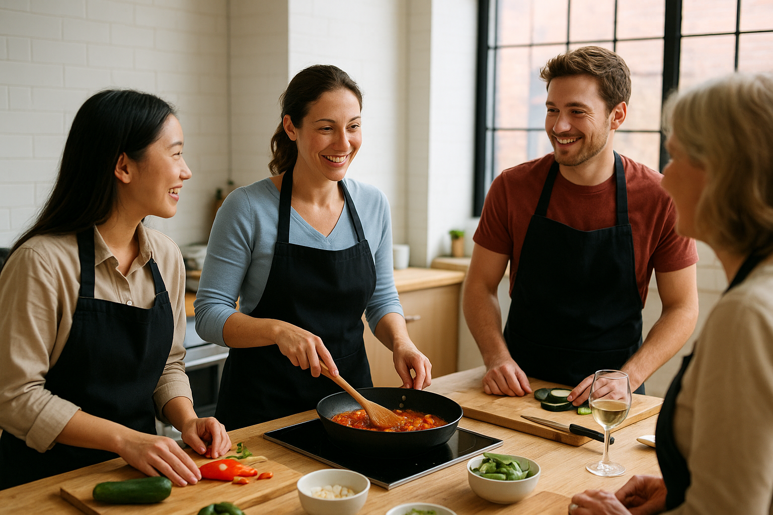 Pick structured settings like classes, tours, and tastings