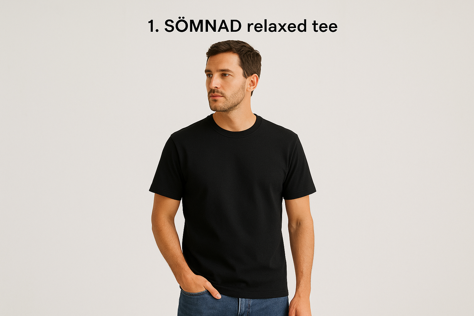 1. SÖMNAD relaxed tee