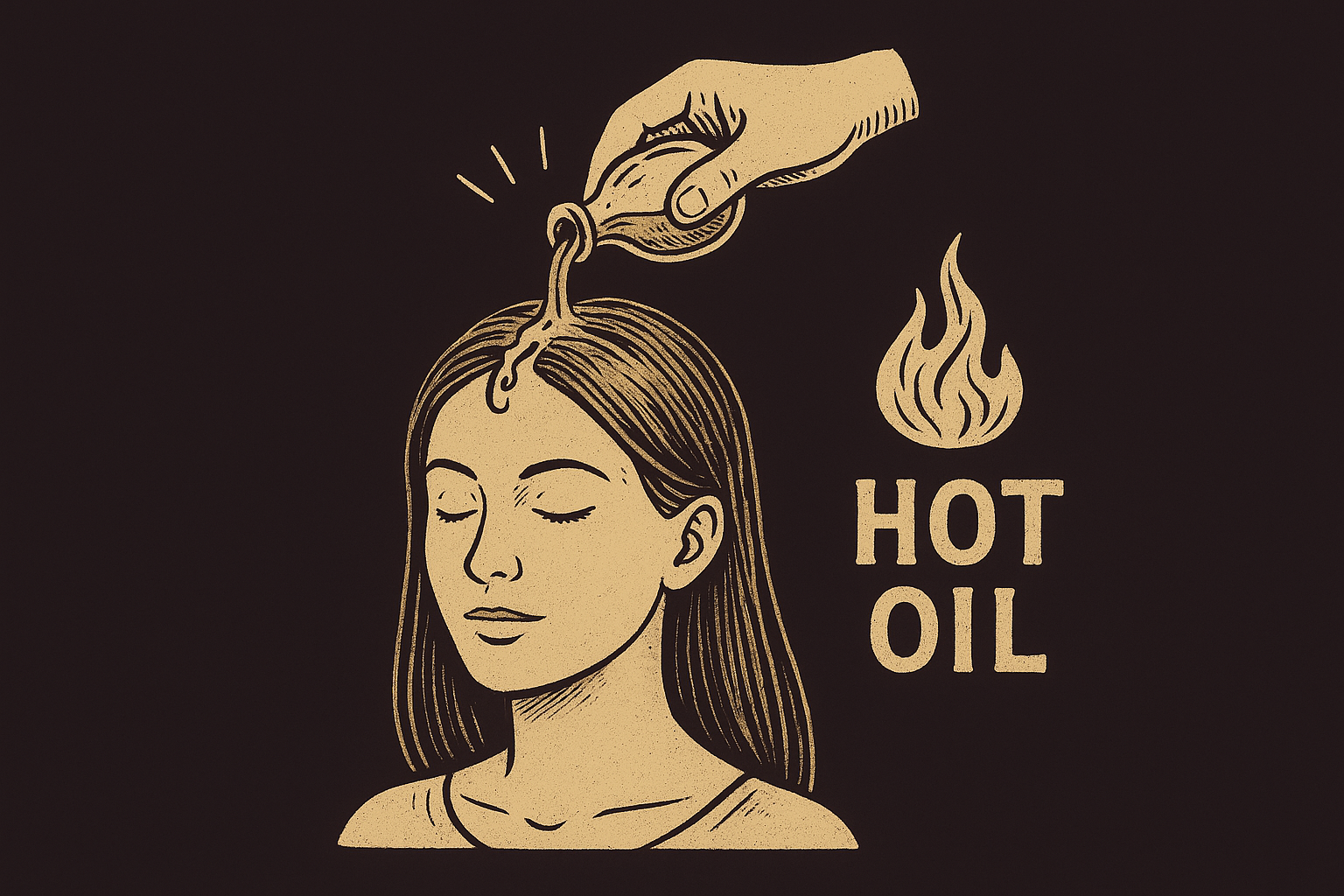Why hot oil on your scalp works