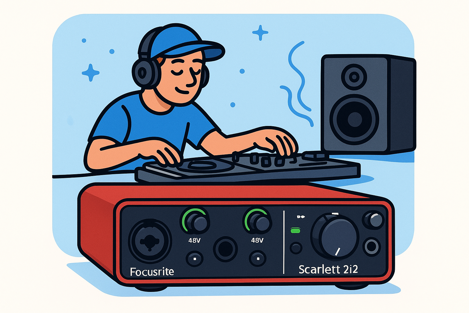 3. Focusrite Scarlett 2i2 4th Gen