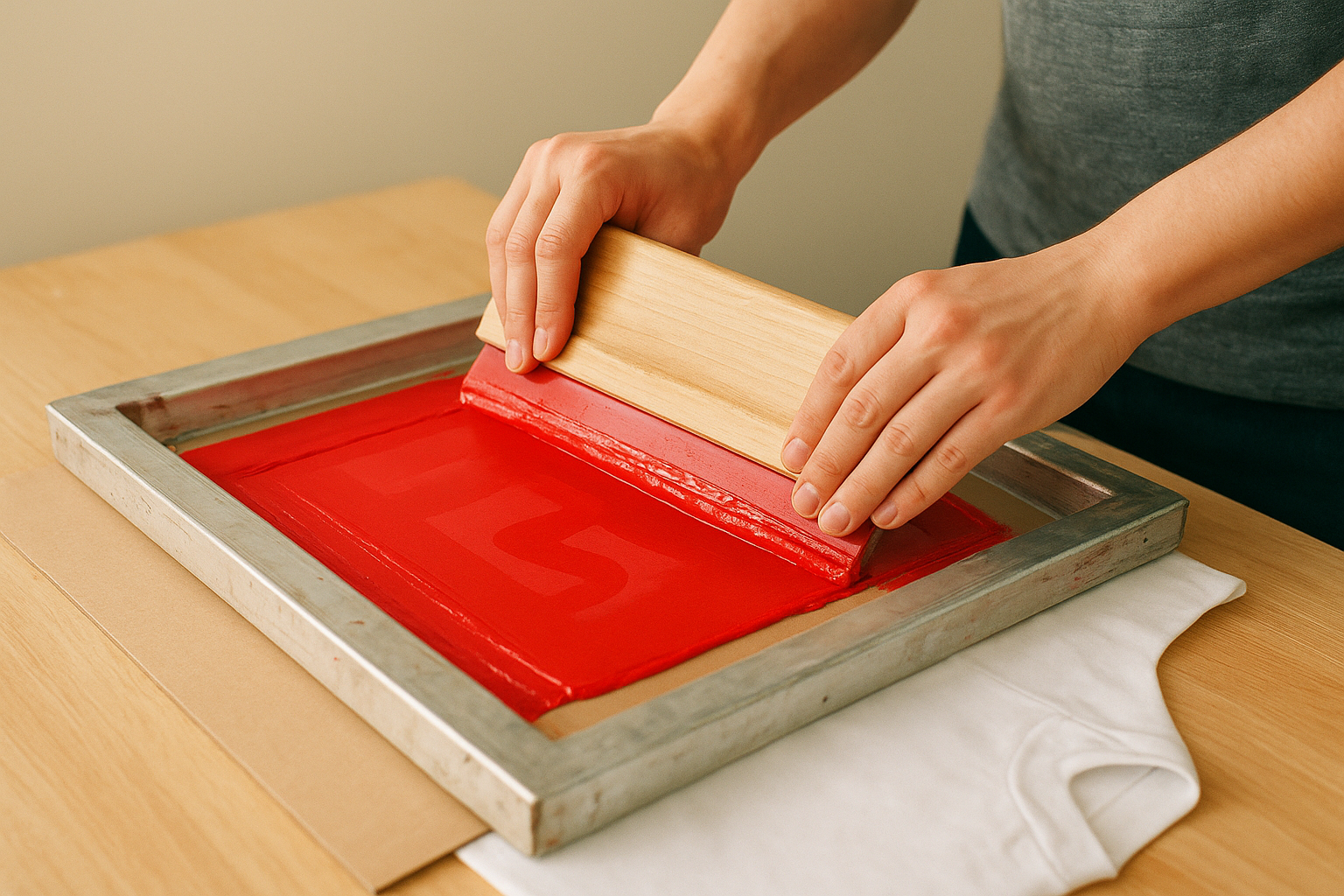 Load and pull the ink