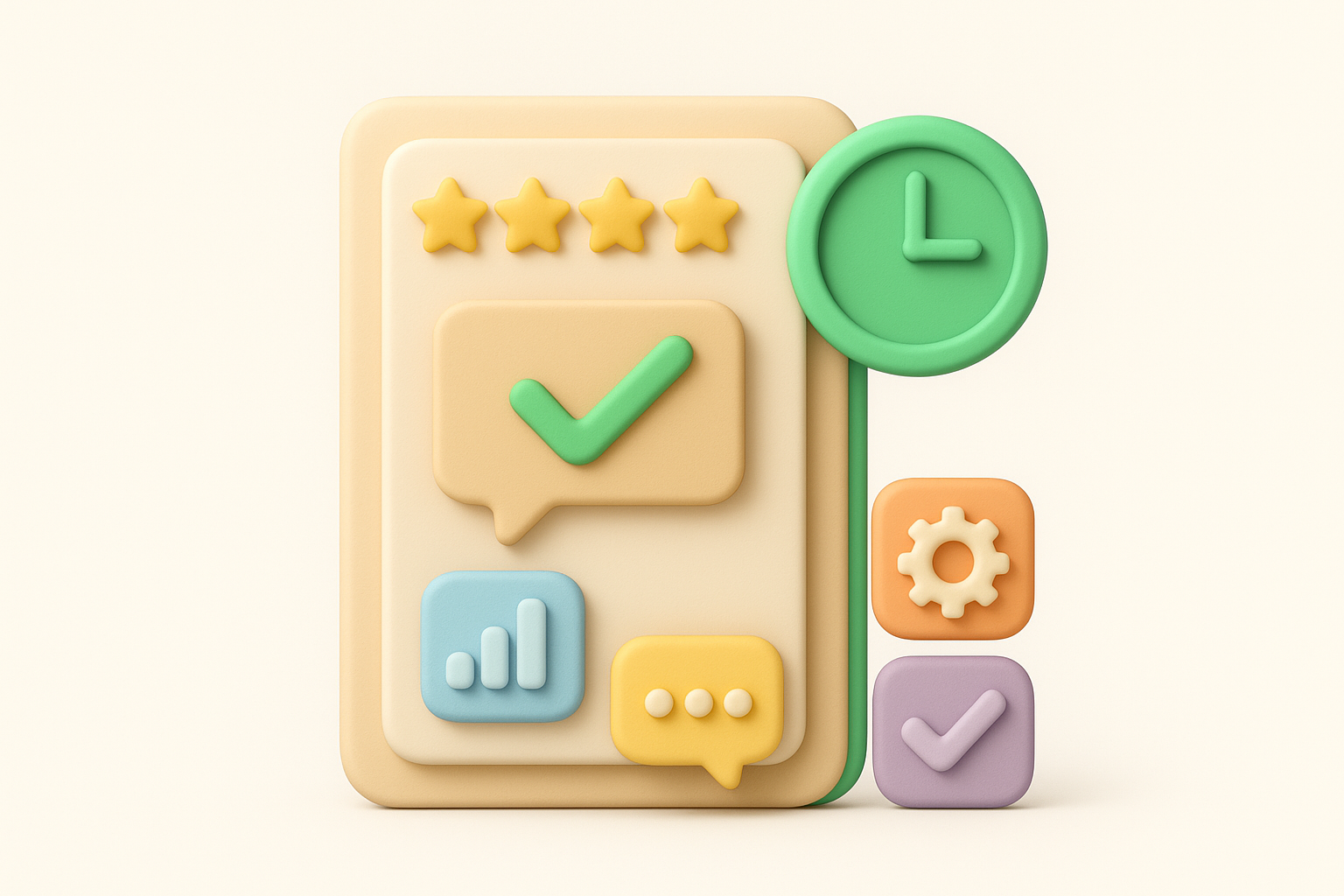 What gets measured in each review