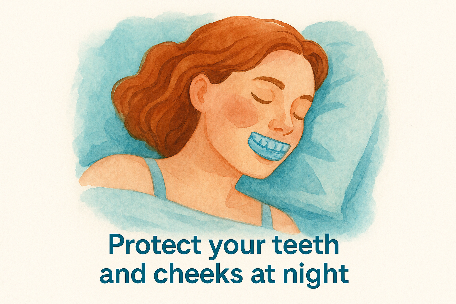 Protect your teeth and cheeks at night