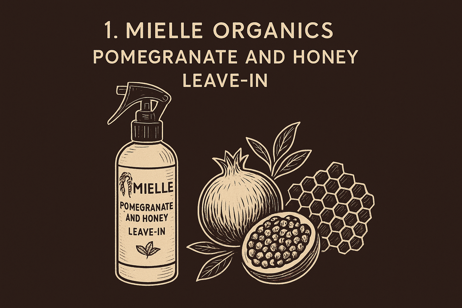 1. Mielle Organics Pomegranate and Honey Leave-In